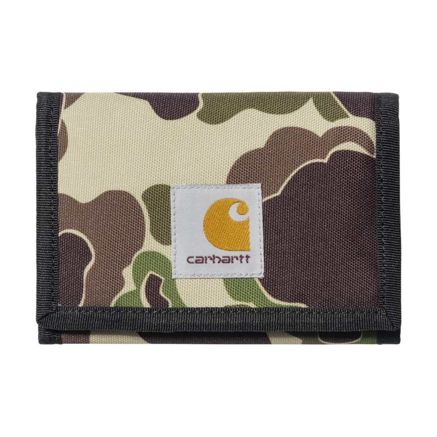 Carhartt WIP Recycled Polyester Wallet Unisex Green Camouflage
