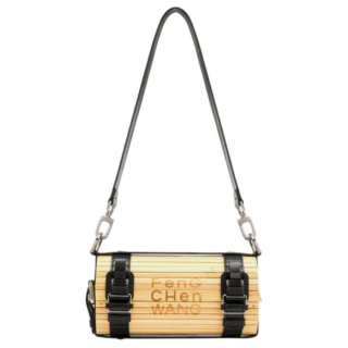Feng Chen Wang Bamboo Cylinder Bag, Crossbody Bag, Shoulder Bag Medium Unisex Black