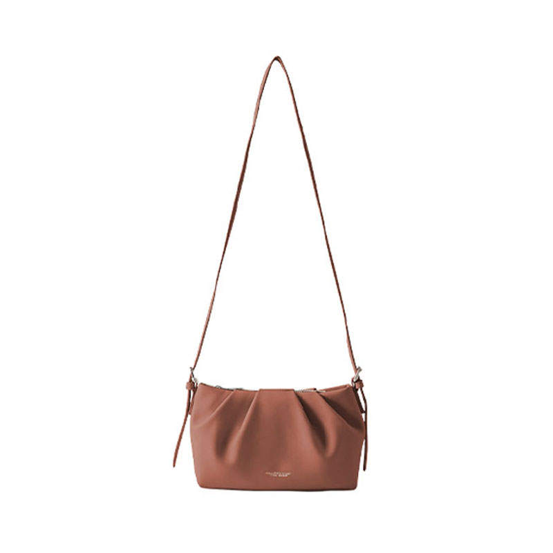 Semir Pu Underarm Shoulder Bag Regular Women's Caramel/Ecru/Black