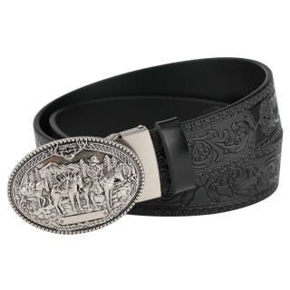 DIQIE Cow Split Leather Belts Men's 3.5cm