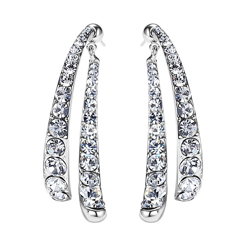 CAROMAY Earrings Women's Silver