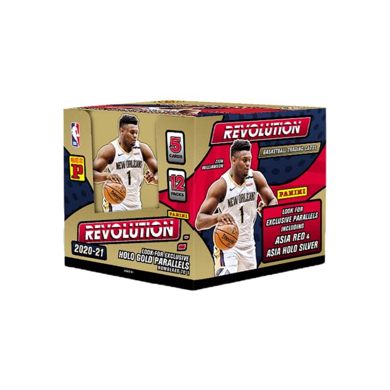 PANINI NBA Player 2020 21 Revolution Basketball Card, Asia Edition Sports Cards Single Box Pack