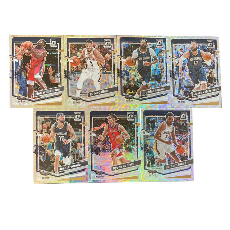 PANINI NBA Player Character 2023 24 Pelicans, Circle Discount, Star Cards, Card Collection Pass Sports Cards 7 Pcs