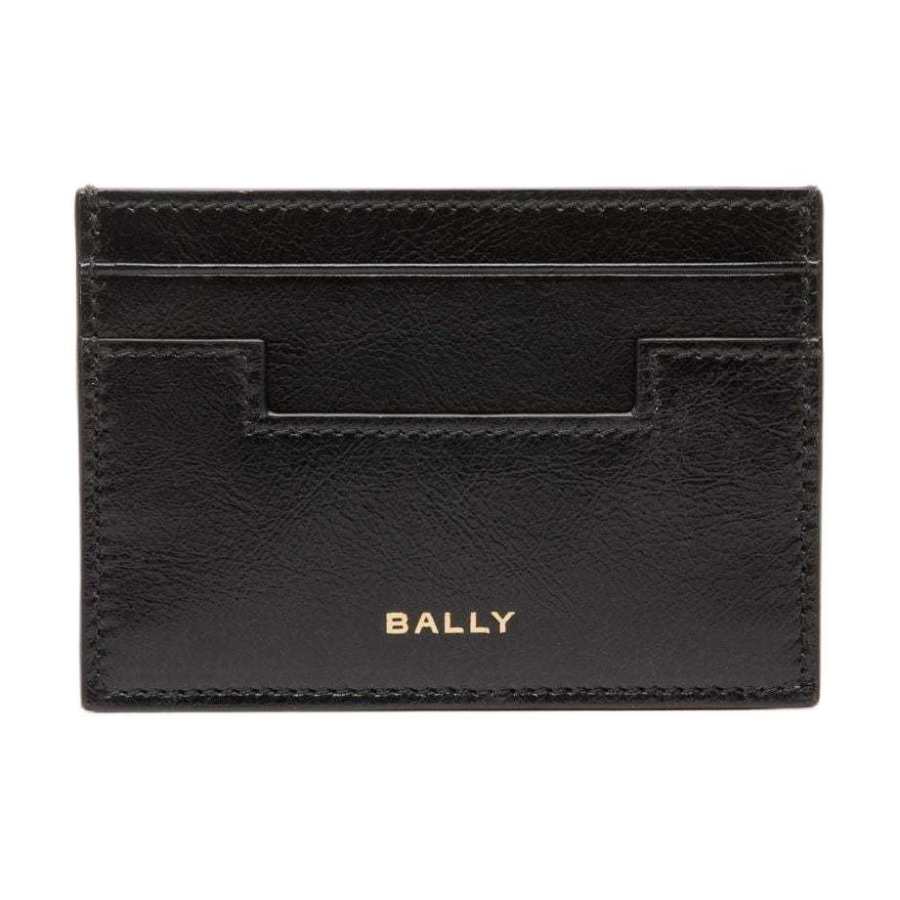 BALLY Calfskin Card Holder Men's Black