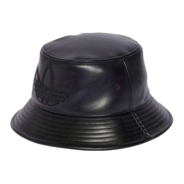 Adidas Originals PU Polyurethane Bucket Hats Unisex Black