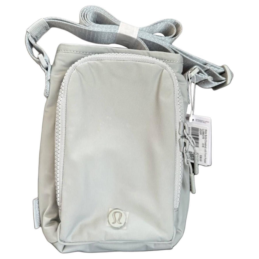 Lululemon Recycled Nylon Crossbody Bags Regular Unisex Bone White & Raw Linen