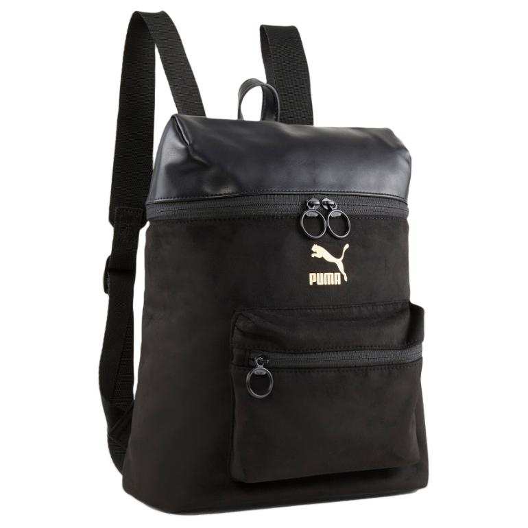 PUMA PUMA Fabric+Artificial Leather Backpack Regular Women's Black