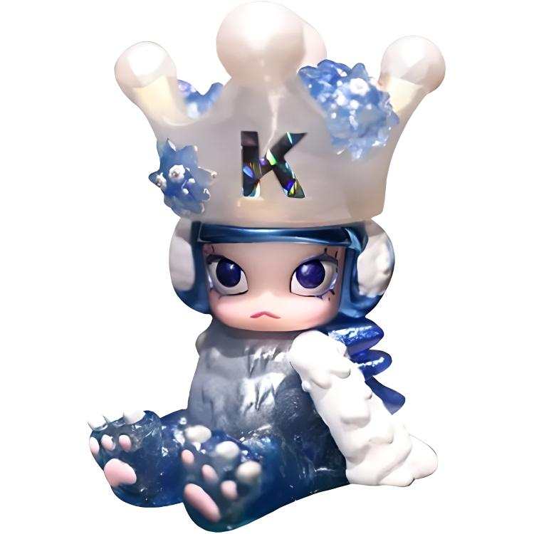 POP MART INSTINCTOY Oka Mini Ice Erosion Molly 1st Color 'THE ICE' Approx. 10cm Trendy Figure Hanging Card