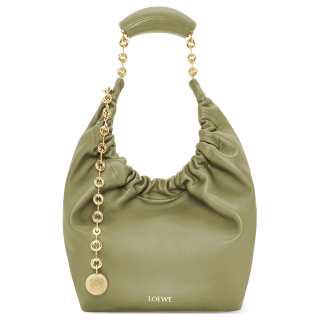 LOEWE Nappa Sheepskin Shoulder Bag, Crossbody Bag, Handbag Small Women's Eucalyptus Green