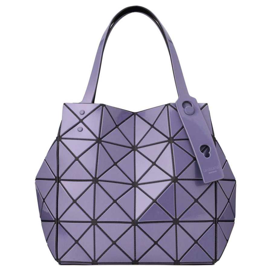 ISSEY MIYAKE CARAT Polyvinyl Chloride Resin Shoulder Bag Women's Lavender
