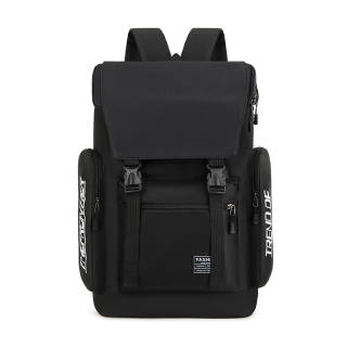 GEERDUN Oxford Backpack Unisex Black/Gray