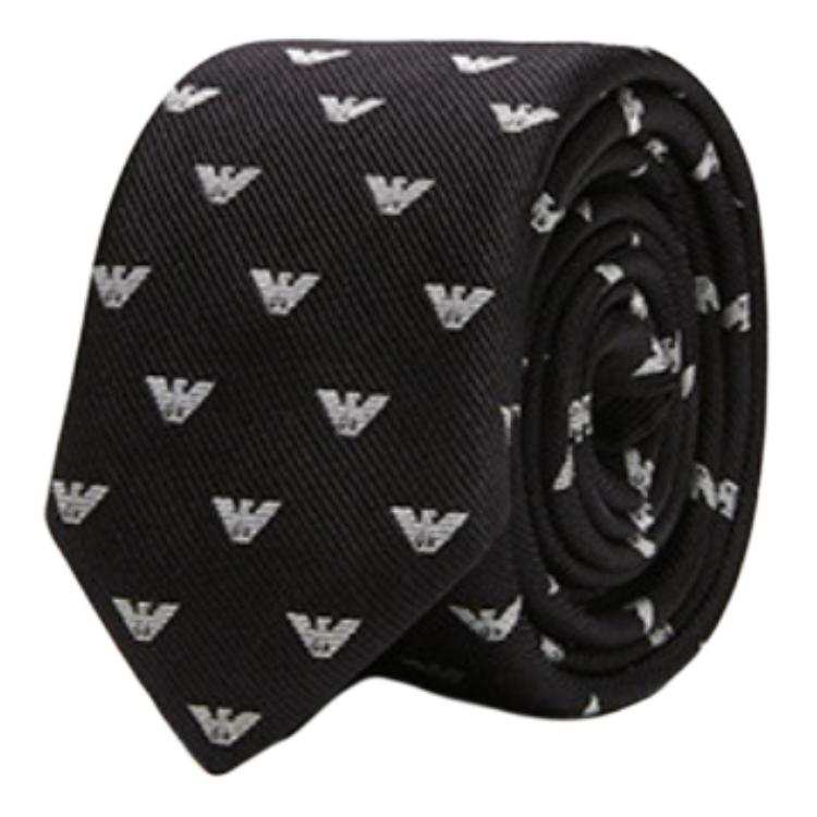 EMPORIO ARMANI Logo-print Tie