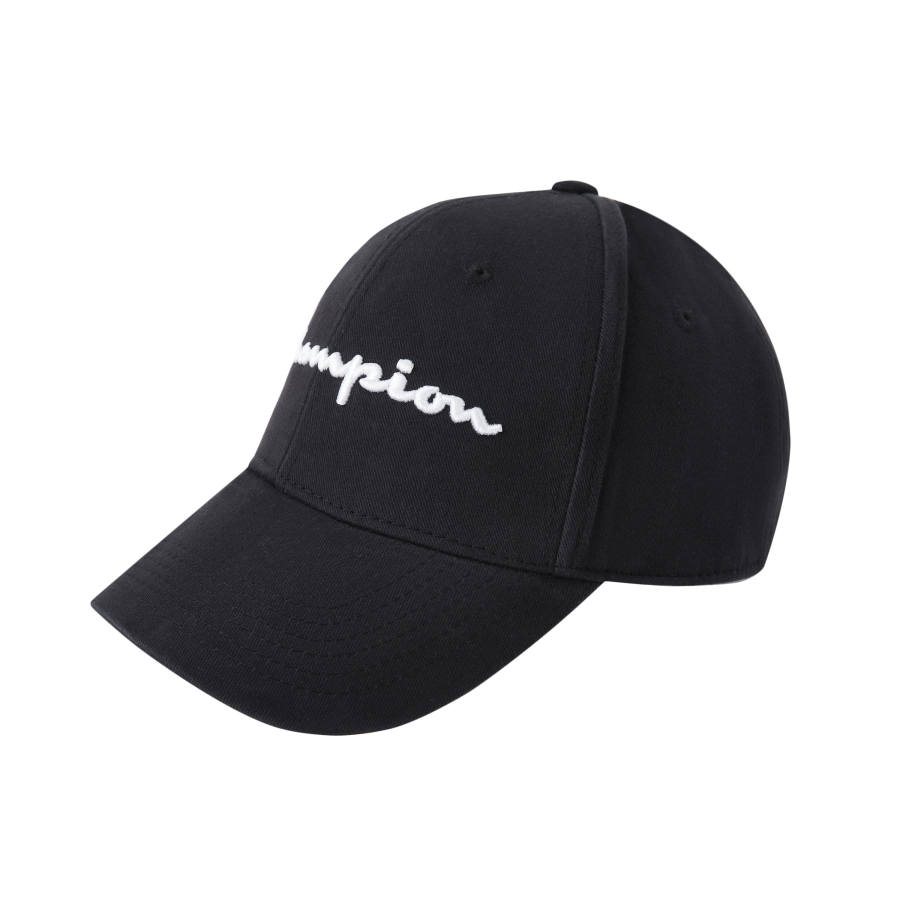 Champion Champion Fabric Baseball Caps Unisex Black