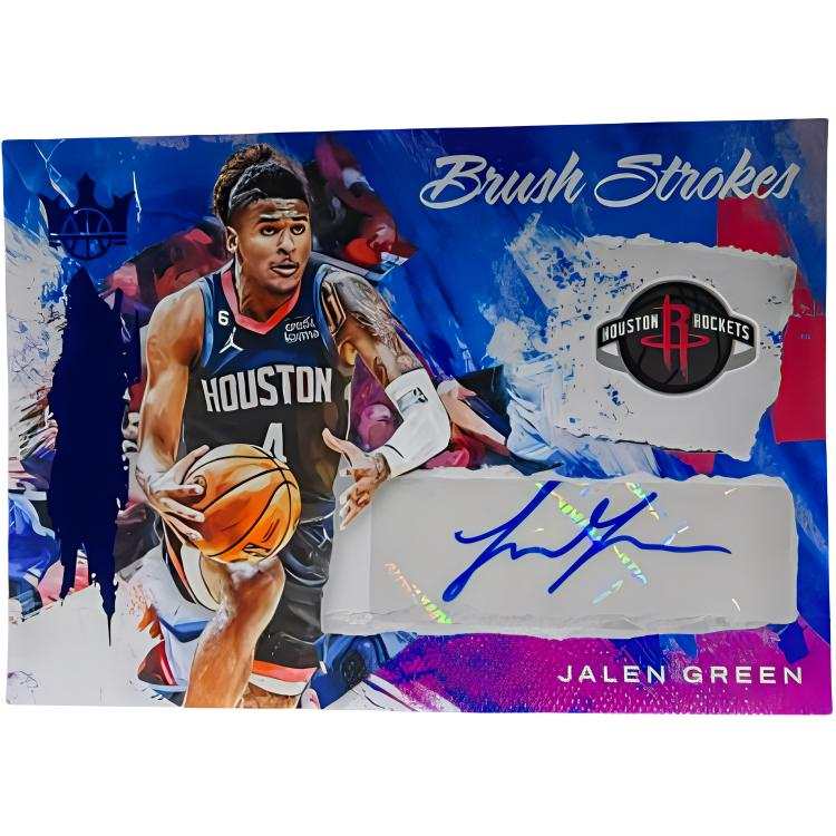 PANINI Jalen Green 22 23 COURT KINGS Oil Painting Collection Signature Star Player Card Access Pass Sports Cards 1 Pc