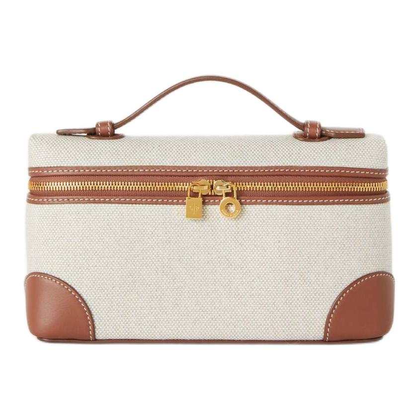 Loro Piana ExtraPocket Cotton Handbag Women's Natural & Candy & Sun Gold