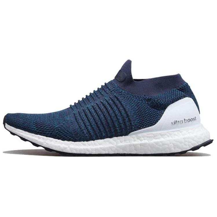 Adidas Adidas Ultraboost Laceless Slip Resistant And Breathable Low top Casual Running Shoes Unisex Blue