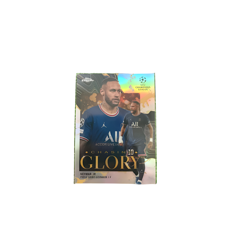 Topps Neymar Large Paris, Brazilian Glory Special Card, Player Card, Card Universal Access Sports Cards 1 Pc