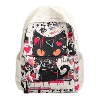 NX DOUGHNUT Nylon Backpack Regular Unisex Black/Red