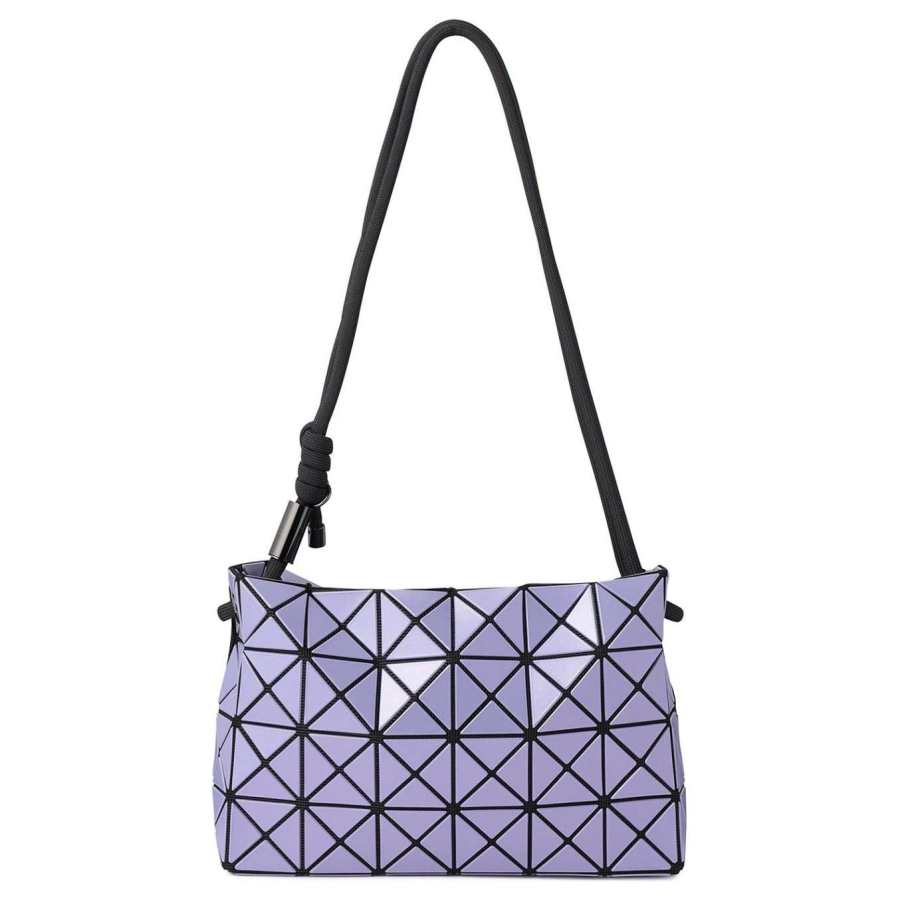ISSEY MIYAKE PVC Polyvinyl Chloride Resin Crossbody Bag, Shoulder Bag Women's Lavender