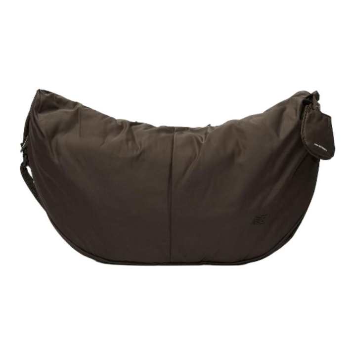 New Balance New Balance Polyester Crescent Bag, Crossbody Bag, Shoulder Bag Medium Unisex Brown