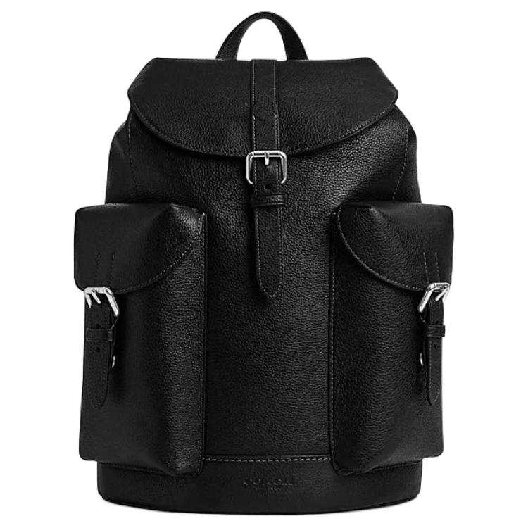 COACH COACH Cow Leather Backpack Large Men's Black