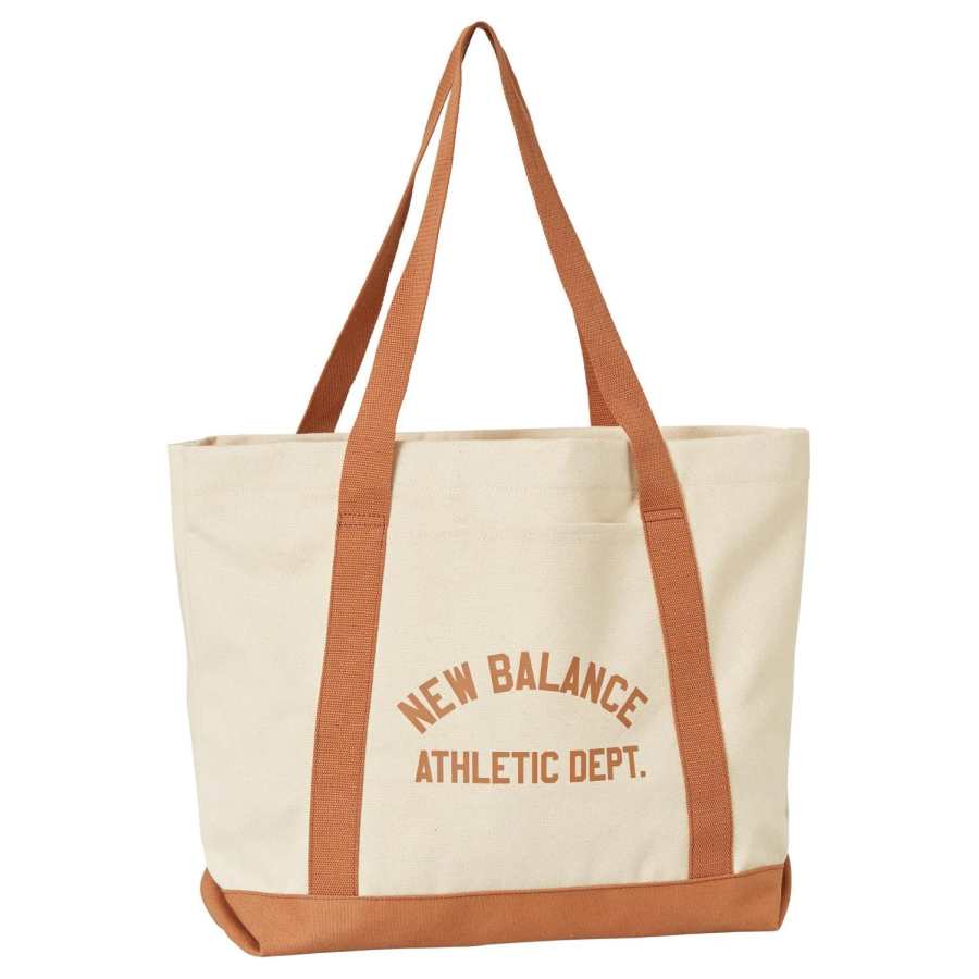 New Balance New Balance Canvas Bag, Tote Bag, Shopping Bag, Handbag Regular Unisex Walnut Wood