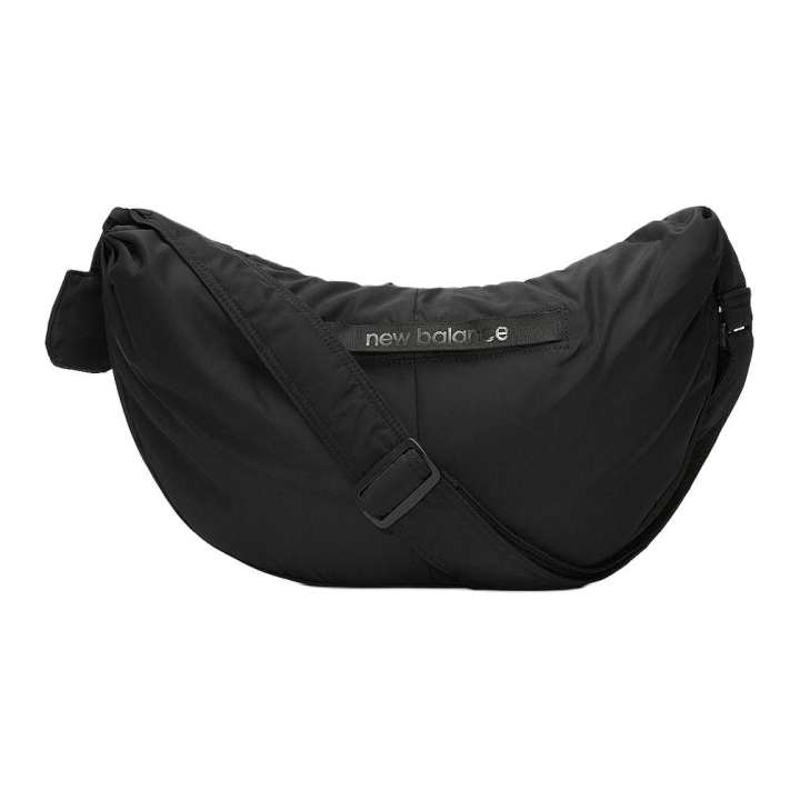 New Balance New Balance Polyester Crescent Bag, Shoulder Bag, Crossbody Bag Medium Unisex Black