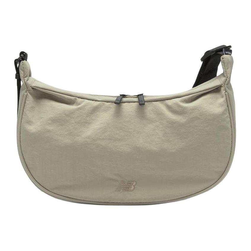 New Balance New Balance Nylon Shoulder Bag, Crossbody Bag Small Unisex Beige