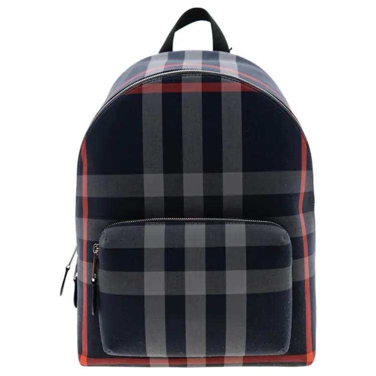 Burberry Burberry Jeff Check Backpack Navy/Grey
