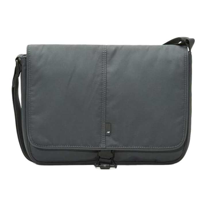 New Balance New Balance Polyester Shoulder Bag, Crossbody Bag Medium Unisex Dark Gray
