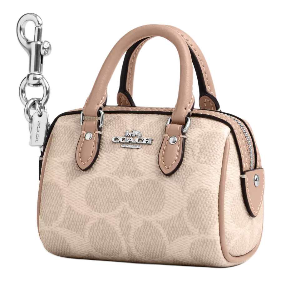 COACH COACH Coated Canvas Bag Accessory Small Women's Sand