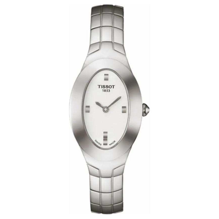 TISSOT Quartz Movement 30m Waterproof Women's Watch 38mm White Dial Stainless Steel Case
