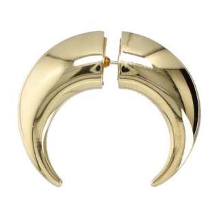 Marine Serre Piercing Moon Earring