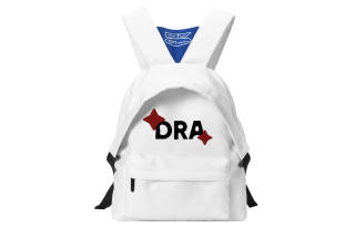 DRACONITE Polyester Backpack Mini Women's White