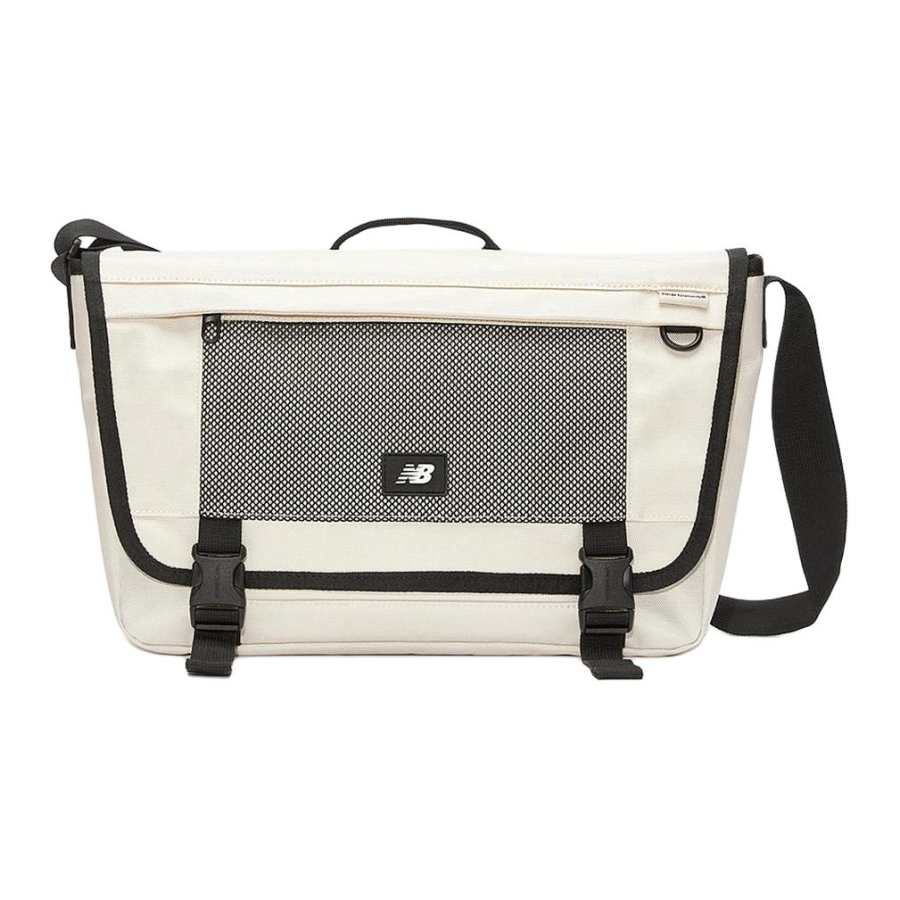 New Balance New Balance Nylon Messenger Bag, Shoulder Bag, Crossbody Bag Unisex Cream