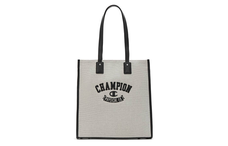 Champion Artificial Leather Fabric Shoulder Bag Large Unisex Dark Blue/Black