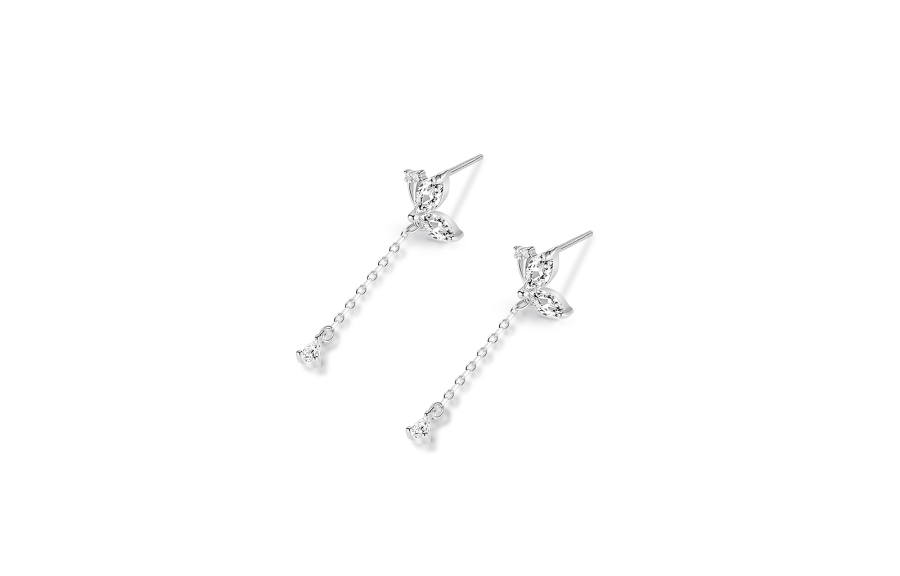 MISS TOOYA S999 Fine Silver Earrings Women's