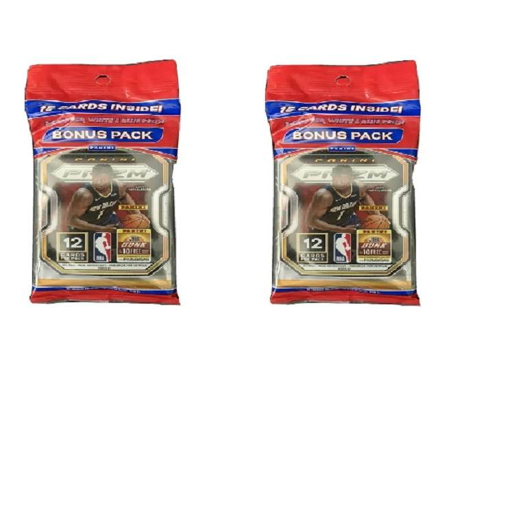 PANINI NBA Basketball Card 2020 21 Prizm NBA Basketball Cello Pack Fat Pack Sports Cards 1 Pack/2 Packs/3 Packs