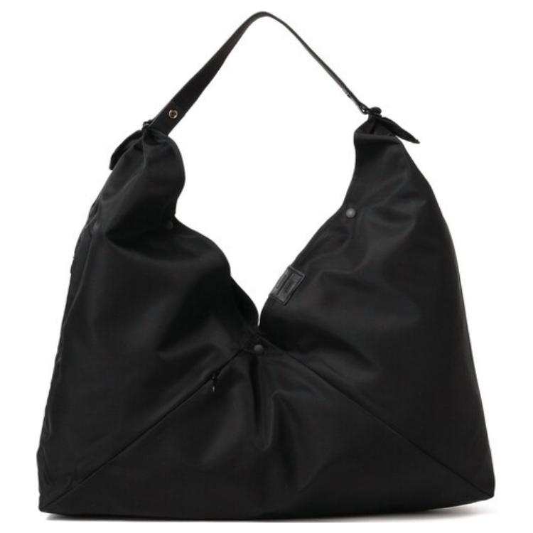 Beams Nylon Shoulder Bag, Crossbody Bag, Handbag Men's Black/Khaki
