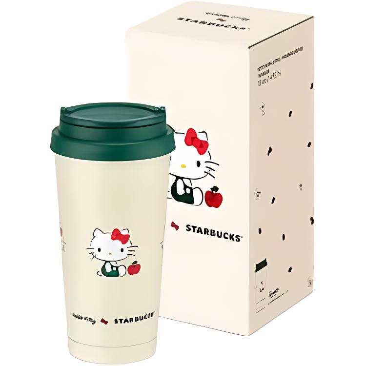 Starbucks Starbucks Hello Kitty, Collaboration Insulated Cup Beige 16oz