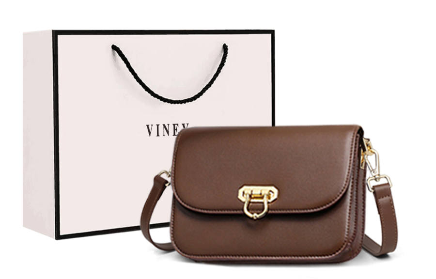 VINEY Cow Leather Shoulder Bag Small Women's Multicolor