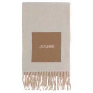 Jacquemus Logo Detailed Fringed Scarf