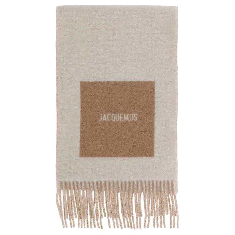 Jacquemus Jacquemus Logo Detailed Fringed Scarf