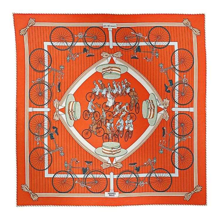 HERMES HERMES Les Becanes Scarves Women's