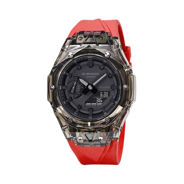 CASIO CASIO Unisex Liquid Crystal/Analog Dual Display Series Black Watch