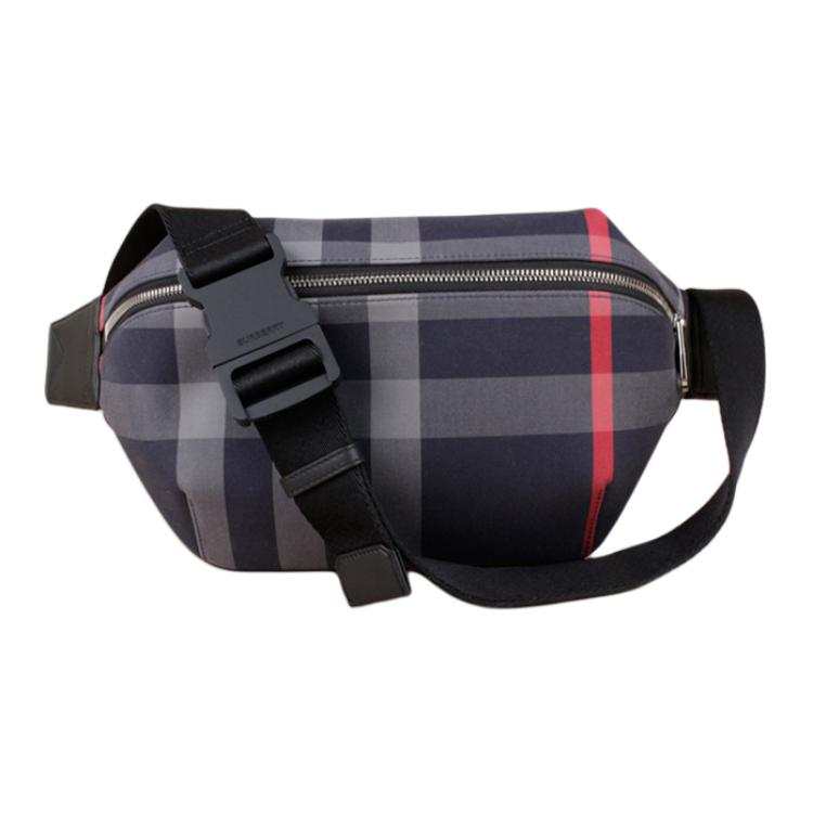 Burberry Canvas Fanny Pack Medium Men's Marine Blue