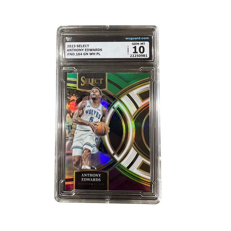 PANINI PANINI Minnesota Timberwolves, Edwards, Huzi, Refringence, Full Points, Superstar Card, Rare Card Graded Cards 1 Pc