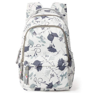 RIOREX Polyamide Travel Notebook Backpack Unisex Light Gray