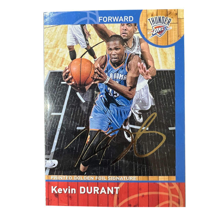 PANINI Kevin Durant 2008 Basketball Thunder Team Gold Pen Signature, Autograph Card, Superstar Card, Rare Card