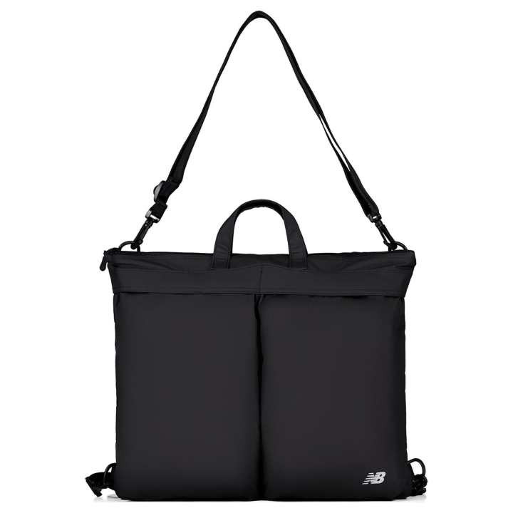 New Balance New Balance Fabric Handbag, Shoulder Bag, Backpack Regular Unisex Black
